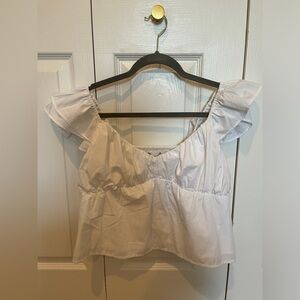 White Abercrombie Blouse